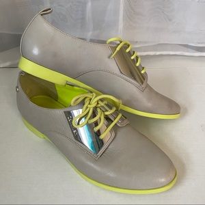 Calvin Klein Kelcey Leather Oxfords